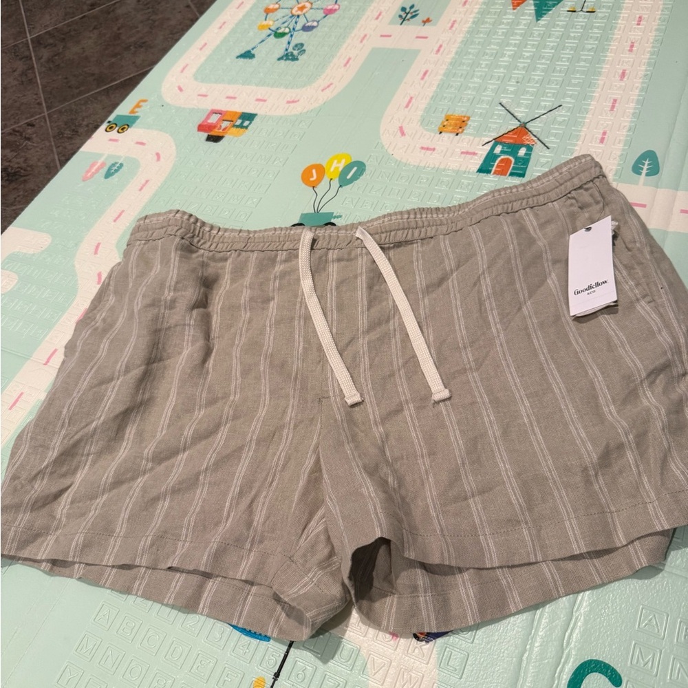 🍯The vacay pull on shorts Casual Striped Shorts